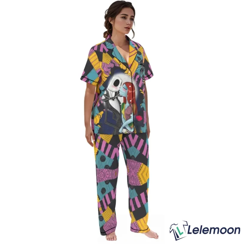 Jack Skellington And Sally Pajama Set Jack Skellington And Sally Pajama Set