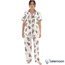 LONG-Sloth Christmas Pajama Set