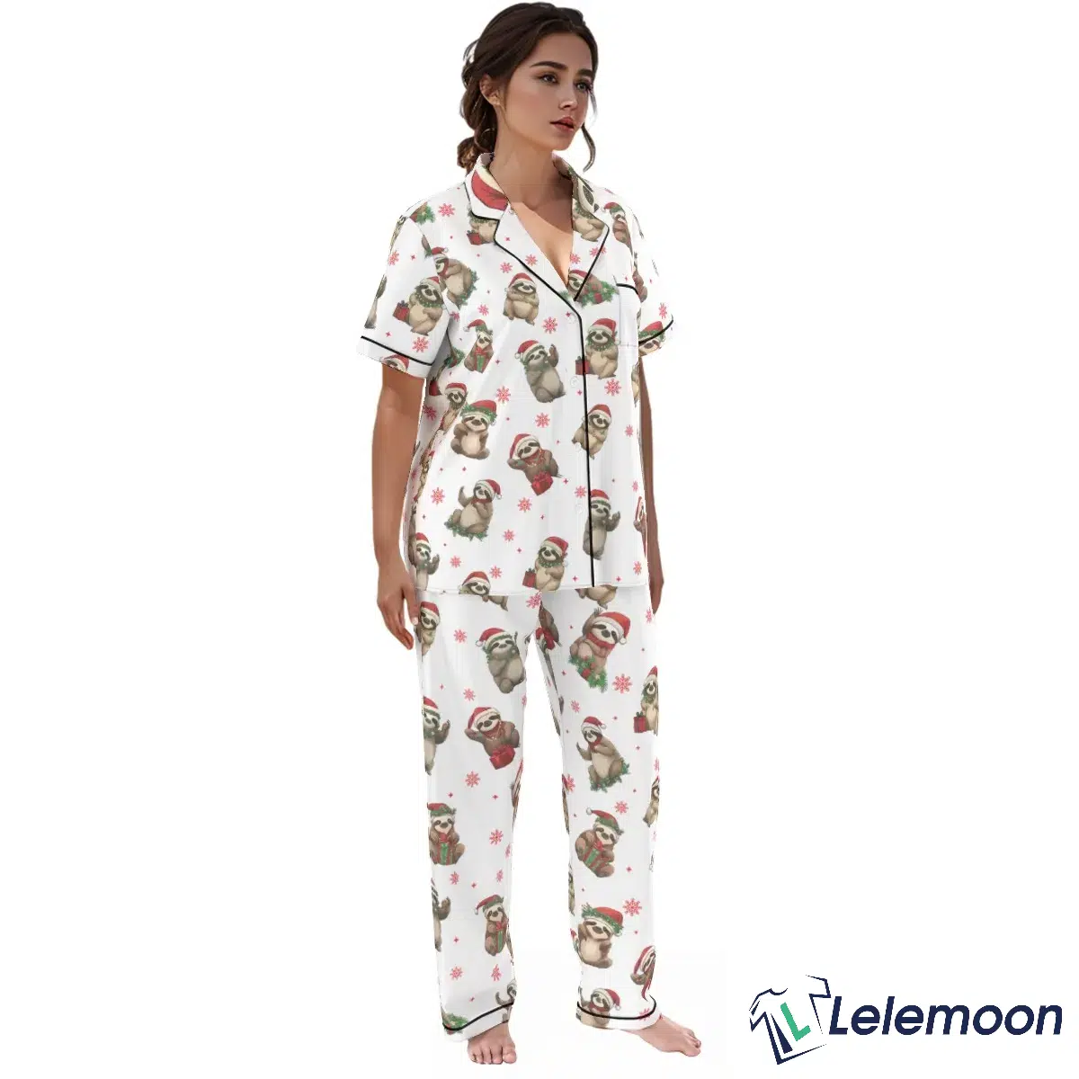 LONG-Sloth Christmas Pajama Set LONG-Sloth Christmas Pajama Set