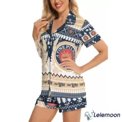 Miller Lite Pajamas Christmas Set