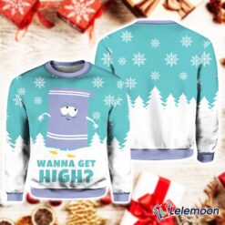 Towelie Red Eyes Ugly Christmas Sweater $41.95