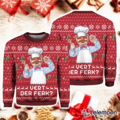 Vert Der Ferk The Muppet Show Ugly Christmas Sweater $41.95