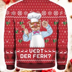 Vert Der Ferk The Muppet Show Ugly Christmas Sweater $41.95
