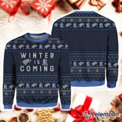 Winter is coming Game of Throne Christmas Ugly Sweater $41.95