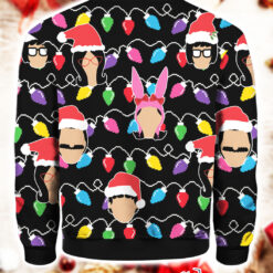 Bob’S Burgers Christmas Hats Holiday Christmas Leds Ugly Sweater $41.95