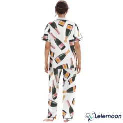 Long Champagne Bottle Pajama Set $49.95