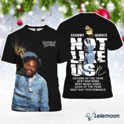 Kendrick Lamar Grammy Winner Not Like Us Shirt $30.95