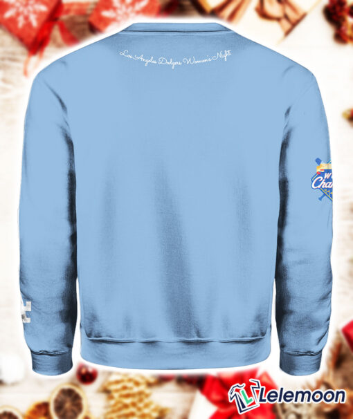 2025 Dodger Women's Night Sweatshirt Giveaway $41.95