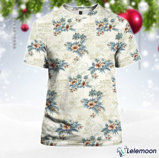 Rick Hatchett The White Lotus Eleventy Floral Bowling T-Shirt $30.95