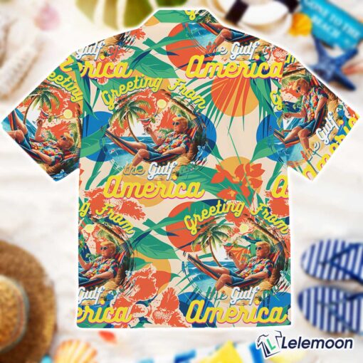 Greeting From The Gulf Of America Hawaiian Shirt $36.95