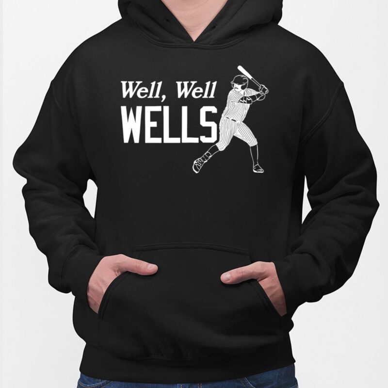 Austin Wells Well Well Wells Yankee Shirt Austin Wells Well Well Wells Yankee Shirt $19.95
