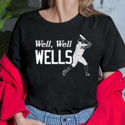 Austin Wells Well Well Wells Yankee Shirt $19.95