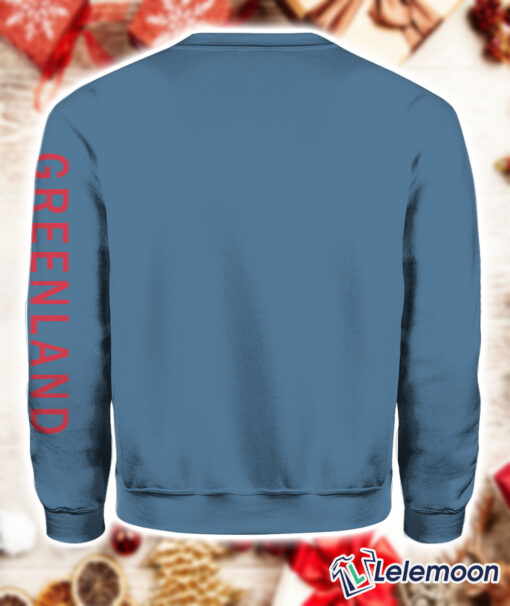 Women's Stand With Greenland Print Sweatshirt $41.95