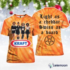 Kraft Light As A Cheddar Swiss As A Board Tie Dye T-Shirt $30.95