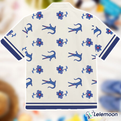 Lochlan Ratliff The White Lotus Crocodile Flower Shirt $36.95