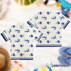 Lochlan Ratliff The White Lotus Crocodile Flower Shirt $36.95