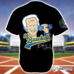 Ueck Hall of Famer Bob Uecker Black Jersey $36.95