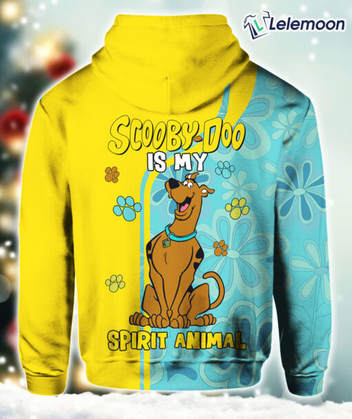 YELLOW-Scooby Doo Is My Spirit Animal Hoodie $45.95