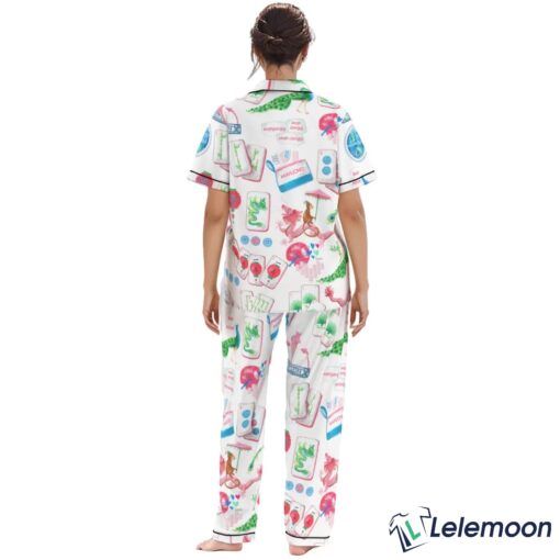 Chinoiserie Mahjong Pajama Set $49.95