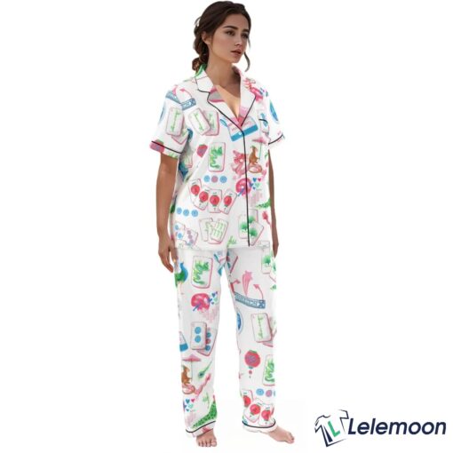 Chinoiserie Mahjong Pajama Set $49.95