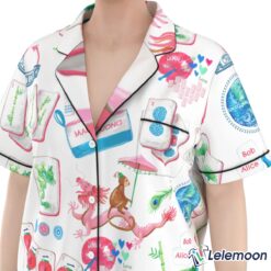 Chinoiserie Mahjong Pajama Set $49.95