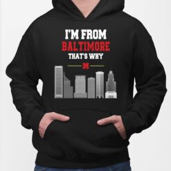 Derik Queen Maryland I'm From Baltimore That's Why Shirt $19.95