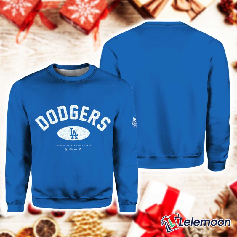 Dodger Teacher Appreciation Day Sweater 2025 Giveaway Dodger Teacher Appreciation Day Sweater 2025 Giveaway $41.95