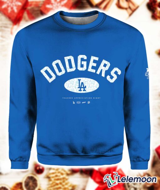 Dodger Teacher Appreciation Day Sweater 2025 Giveaway $41.95