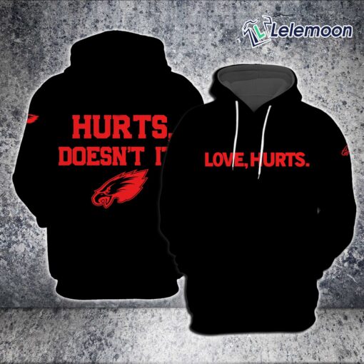 Eagle Love Hurts Hurt's Doesn't It Hoodie $45.95