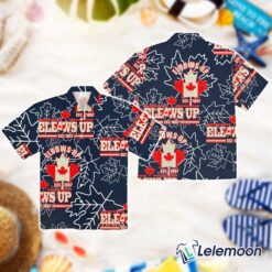 Elbows up Canada EST 1867 Hawaiian Shirt $36.95