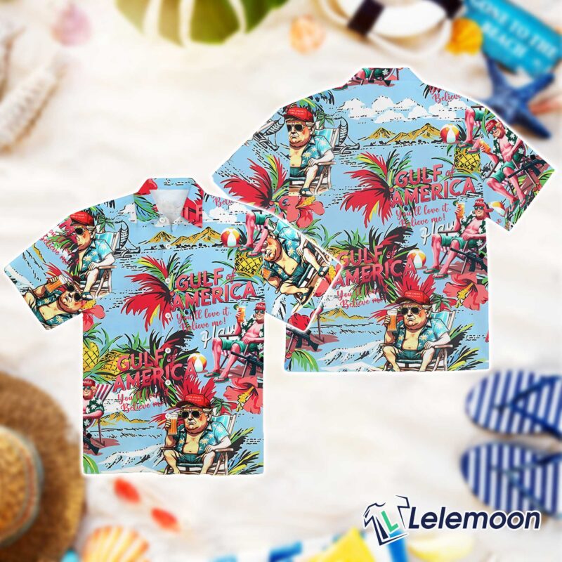 Funny Trump Gulf of America You'll Love It Believe Me Hawaiian Shirt Funny Trump Gulf of America You'll Love It Believe Me Hawaiian Shirt $36.95