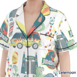 Jurassic Dinosaur Park Satin Pajama Set $49.95