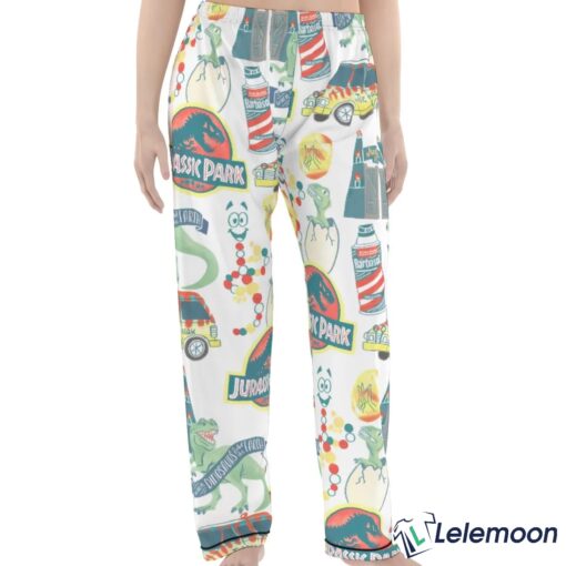 Jurassic Dinosaur Park Satin Pajama Set $49.95