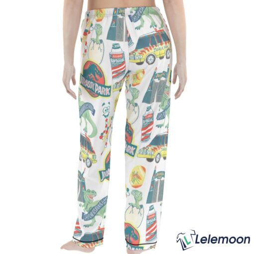 Jurassic Dinosaur Park Satin Pajama Set $49.95