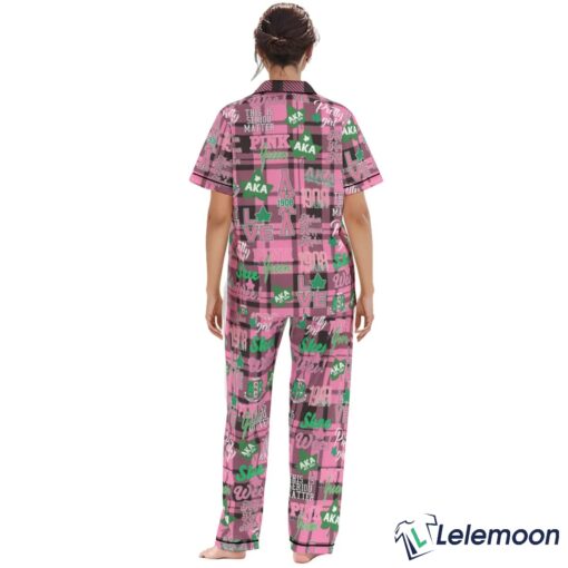Long AKA Alpha Kappa Alpha This Is Serious Matter Pajama Set $49.95