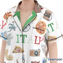 Long Italy Roma Travel Pajama Set $49.95