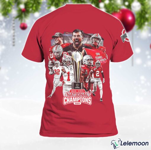Ohi Stat Football Jesus Won 2024 National Champions Shirt $30.95