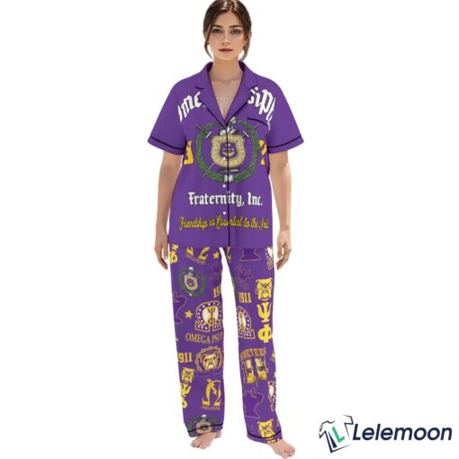 Omega Psi Phi Fraternity INC 1911 Pajama Set $49.95