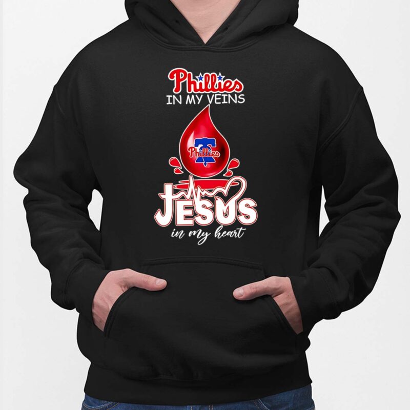 Phillie In My Veins Jesus In My Heart T-Shirt Phillie In My Veins Jesus In My Heart T-Shirt $19.95