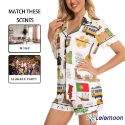 Portugal Travel Pajama Set Short $48.95