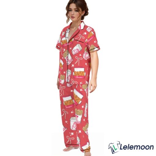 Red long Chick-fil-A Pajama Set $49.95