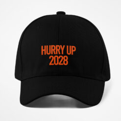 Retro Hurry Up 2028 Print Baseball Cap $29.95