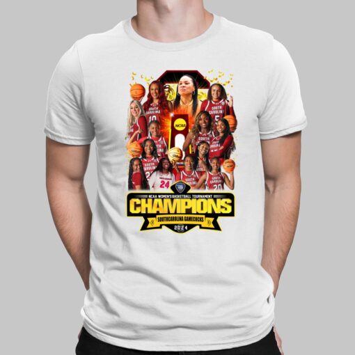 South Carolina Gamecock Womens Basketball Tournament Champions 2024 Shirt $19.95