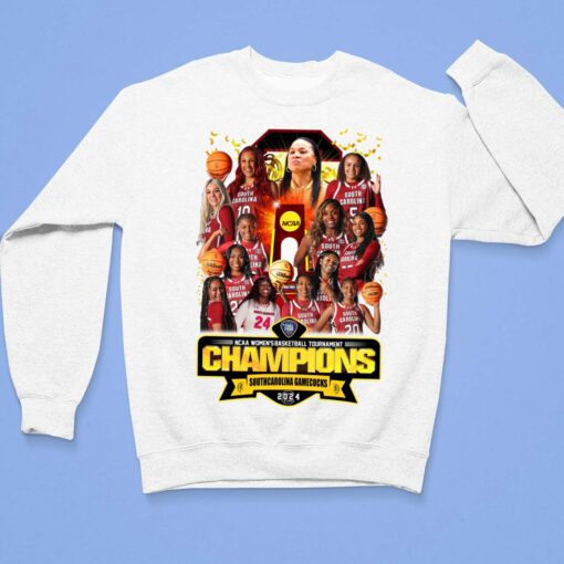 South Carolina Gamecock Womens Basketball Tournament Champions 2024 Shirt $19.95