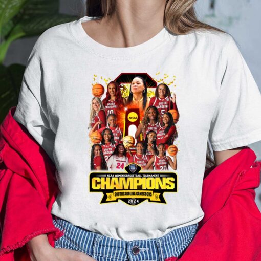 South Carolina Gamecock Womens Basketball Tournament Champions 2024 Shirt $19.95