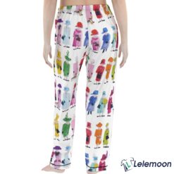 WHITE Queen Elizabeth II Rainbow Pajama Set $49.95
