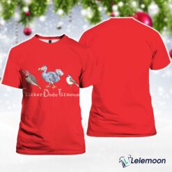 RED Women's Animal FDT Flicker Dodo Titmouse Print T-Shirt $30.95