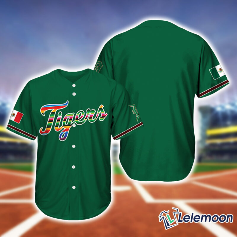 2025 Tiger Mexican Heritage Night Baseball Jersey $36.95