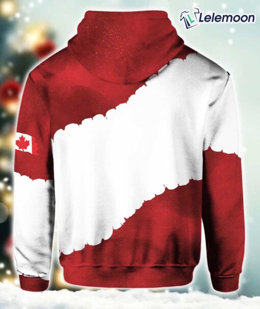 Retro Dear Canada We Hate Him Too Print Hoodie $45.95