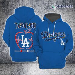 Blue Dodger Teacher Appreciation Night 2025 Hoodie Joggers Cap
